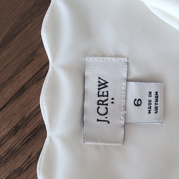J. Crew White Size 6 Fitted Camisole Top - Picture 2 of 7